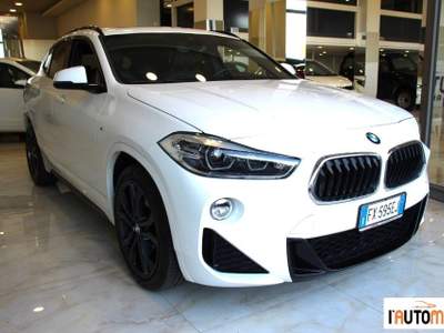 BMW X2  xdrive20d Msport auto Bianco usata Aci Catena