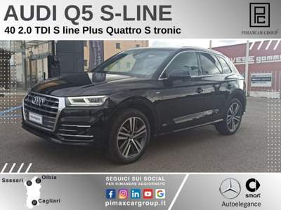 Audi Q5 40 TDI quattro S tronic S line plus Nero usata Sassari