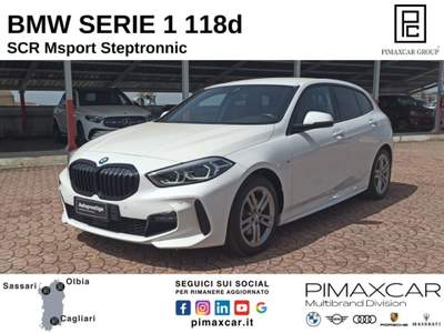 BMW Serie 1 118d d 5p. Msport Bianco usata Sassari