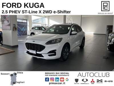 Ford Kuga 2.5 Plug In Hybrid 225 CV CVT 2WD ST-Line X Bianco usata Sassari