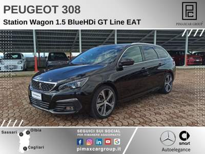 Peugeot 308 BlueHDi 130 S&S EAT8 SW GT Line Grigio usata Sassari