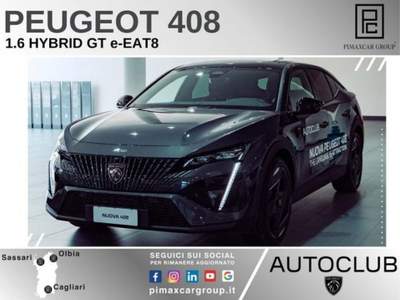 Peugeot 408 Hybrid 180 e-EAT8 GT Grigio usata Sassari