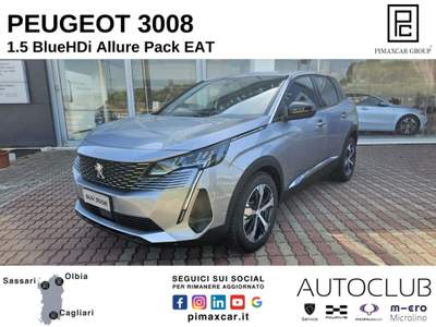 Peugeot 3008 BlueHDi 130 S&S Allure Pack Grigio usata Sassari