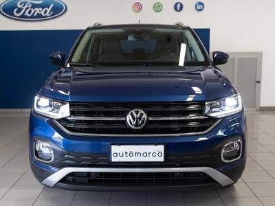 Volkswagen T-Cross 1.0 TSI 115 CV DSG Advanced BMT Blu/Azzurro usata Silea