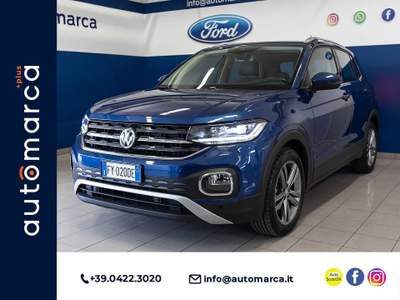 Volkswagen T-Cross 1.0 TSI 115 CV DSG Advanced BMT Blu/Azzurro usata Silea