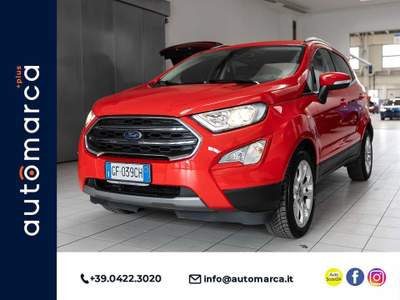 Ford EcoSport 1.0 EcoBoost 125 CV Start&Stop Titanium Rosso usata Silea