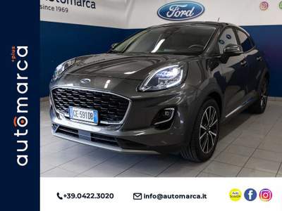 Ford Puma 1.0 EcoBoost Hybrid 125 CV S&S Titanium Grigio usata Silea