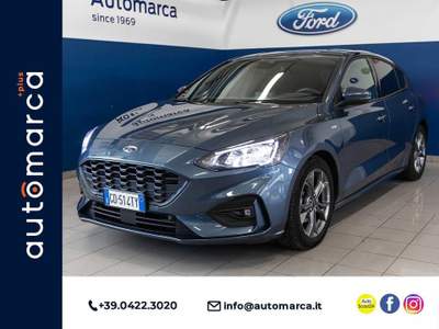 Ford Focus 1.0 EcoBoost Hybrid 125 CV 5p. ST-Line Blu/Azzurro usata Silea