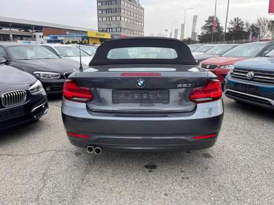 BMW Serie 2 220i i Cabrio Advantage aut. Grigio usata Torino