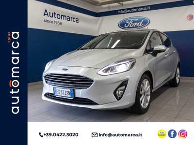 Ford Fiesta 1.0 Ecoboost 100 CV aut. 5 porte Titanium Argento usata Silea
