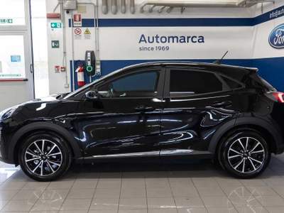 Ford Puma 1.0 EcoBoost Hybrid 125 CV S&S Titanium Nero usata Silea