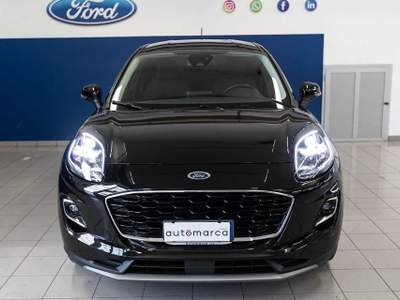 Ford Puma 1.0 EcoBoost Hybrid 125 CV S&S Titanium Nero usata Silea