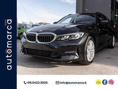 BMW Serie 3 320d 320d xDrive Touring Business Advantage Nero usata Silea