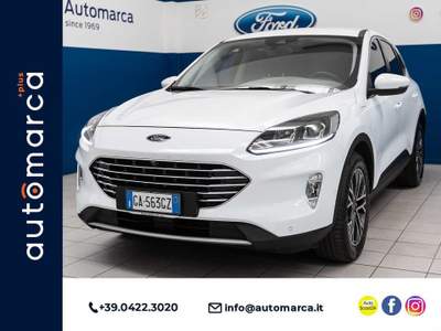 Ford Kuga 2.5 Plug In Hybrid 225 CV CVT 2WD Titanium PHEV Bianco usata Silea