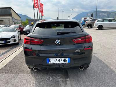 BMW X2 X2 xDrive18d Business-X CAMBIO MANUALE +4X4 Nero usata Lavis