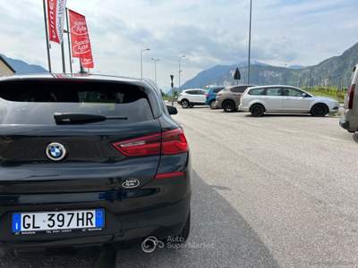 BMW X2 X2 xDrive18d Business-X CAMBIO MANUALE +4X4 Nero usata Lavis