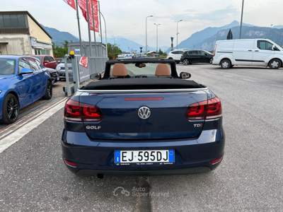 Volkswagen Golf Golf Cabriolet 1.6 TDI Blu/Azzurro usata Lavis